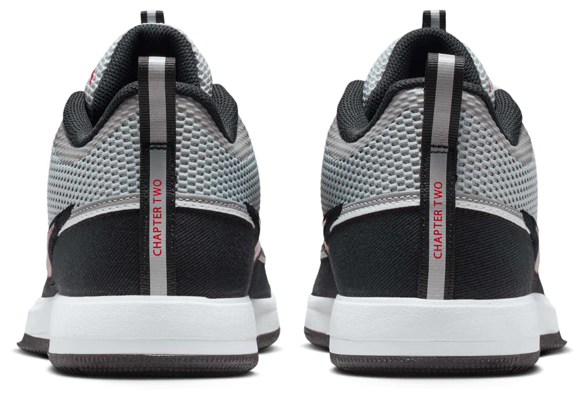 Nike Book 2 - Metallic Silver/Sport Red/Black - Image 3