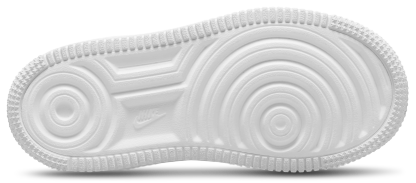 Nike Air Force 1 Low Lace 童款 - White/White - Image 4
