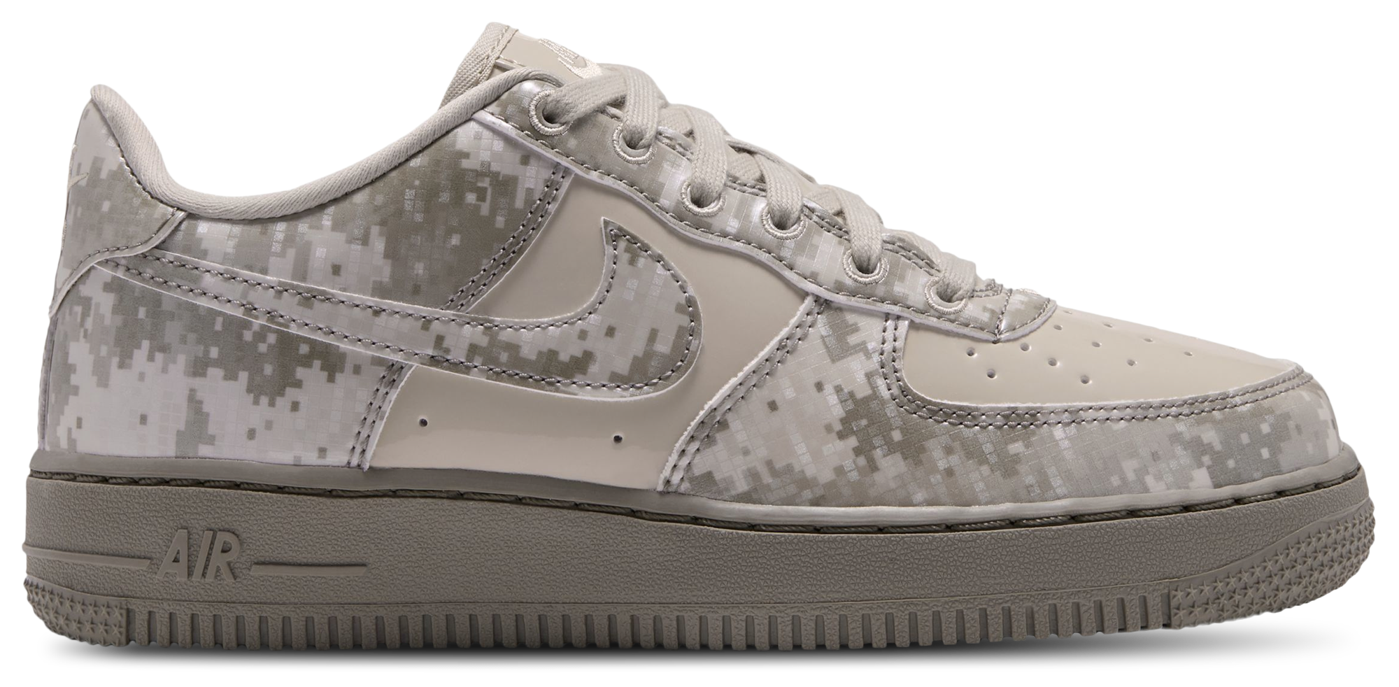 Nike Air Force 1 Low 童款 - Green/Lt Army/Dark Grey - Image 1