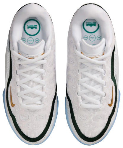 Nike LeBron XXIII 童款 - White/Stadium Green/Smoke Grey - Image 4