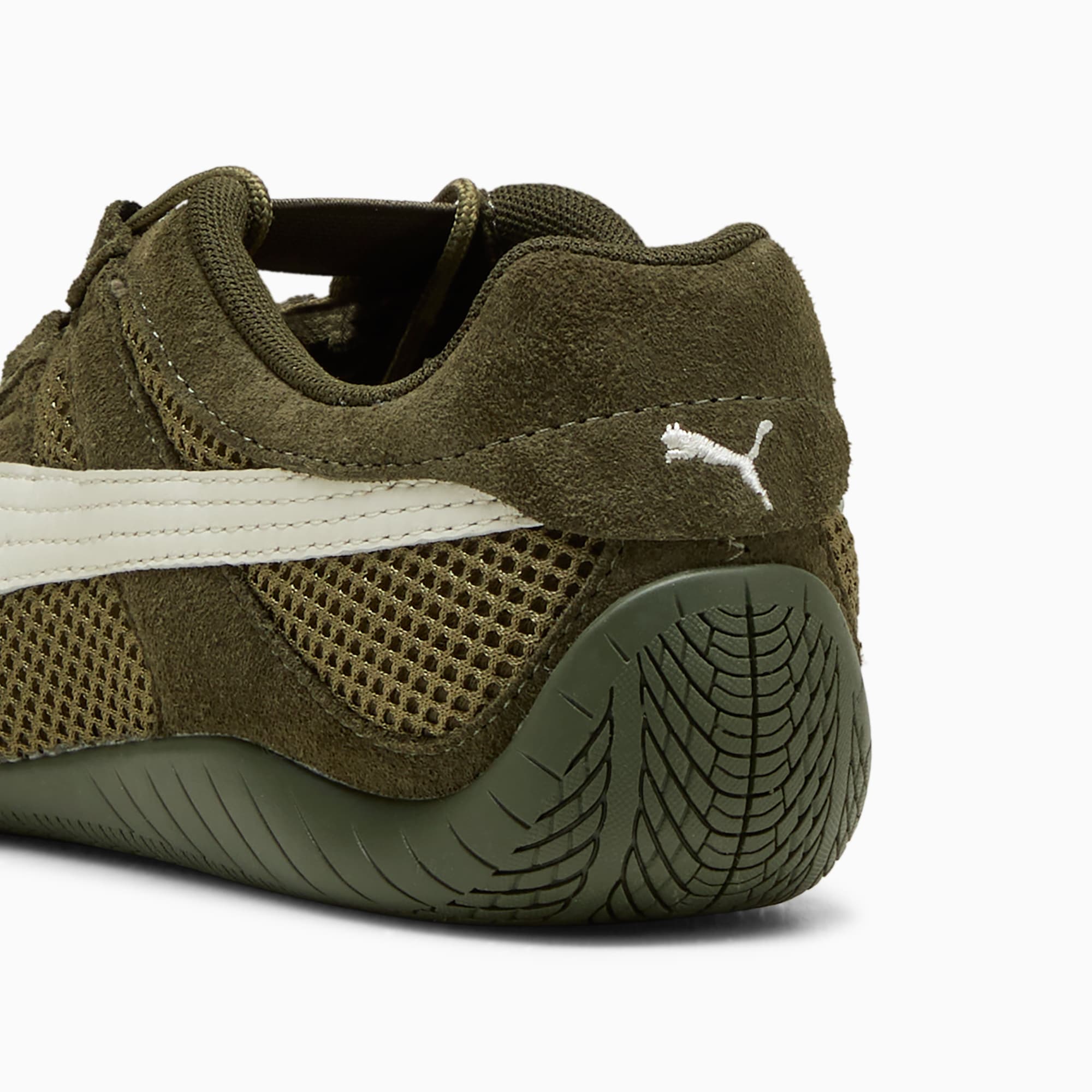 Speedcat Go Women's Sneakers - Dark Olive-Warm White - 5