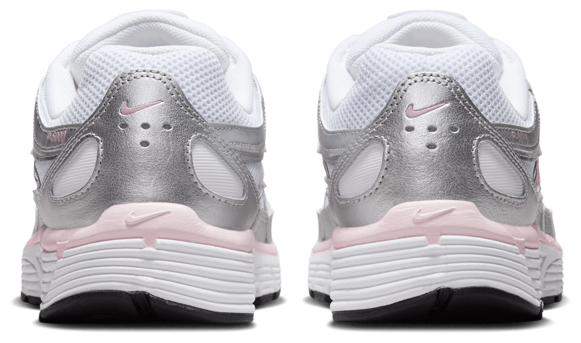 Nike P-6000 - White/Mtlc Silver/Elemental Pink - Image 3