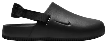 Nike Calm Mules - Black/Black - Image 2