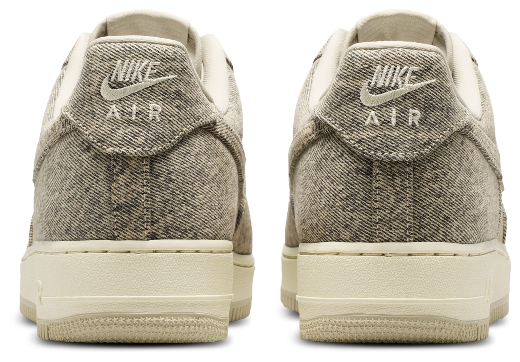 Nike Air Force 1 Low LE - Tan/Silver/Tan - Image 3