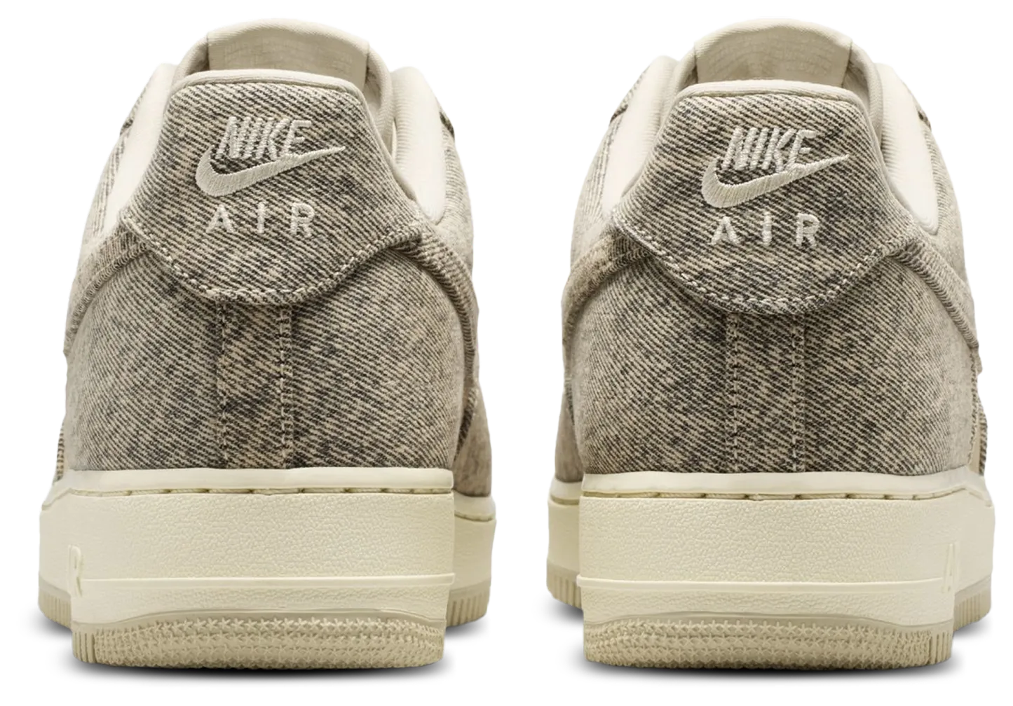 Nike Air Force 1 Low LE - Tan/Silver/Tan - Image 3