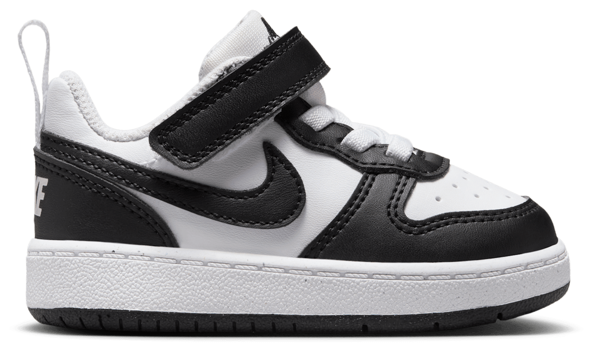 Nike Court Borough Low Recraft 童款 - White/Black - Image 1