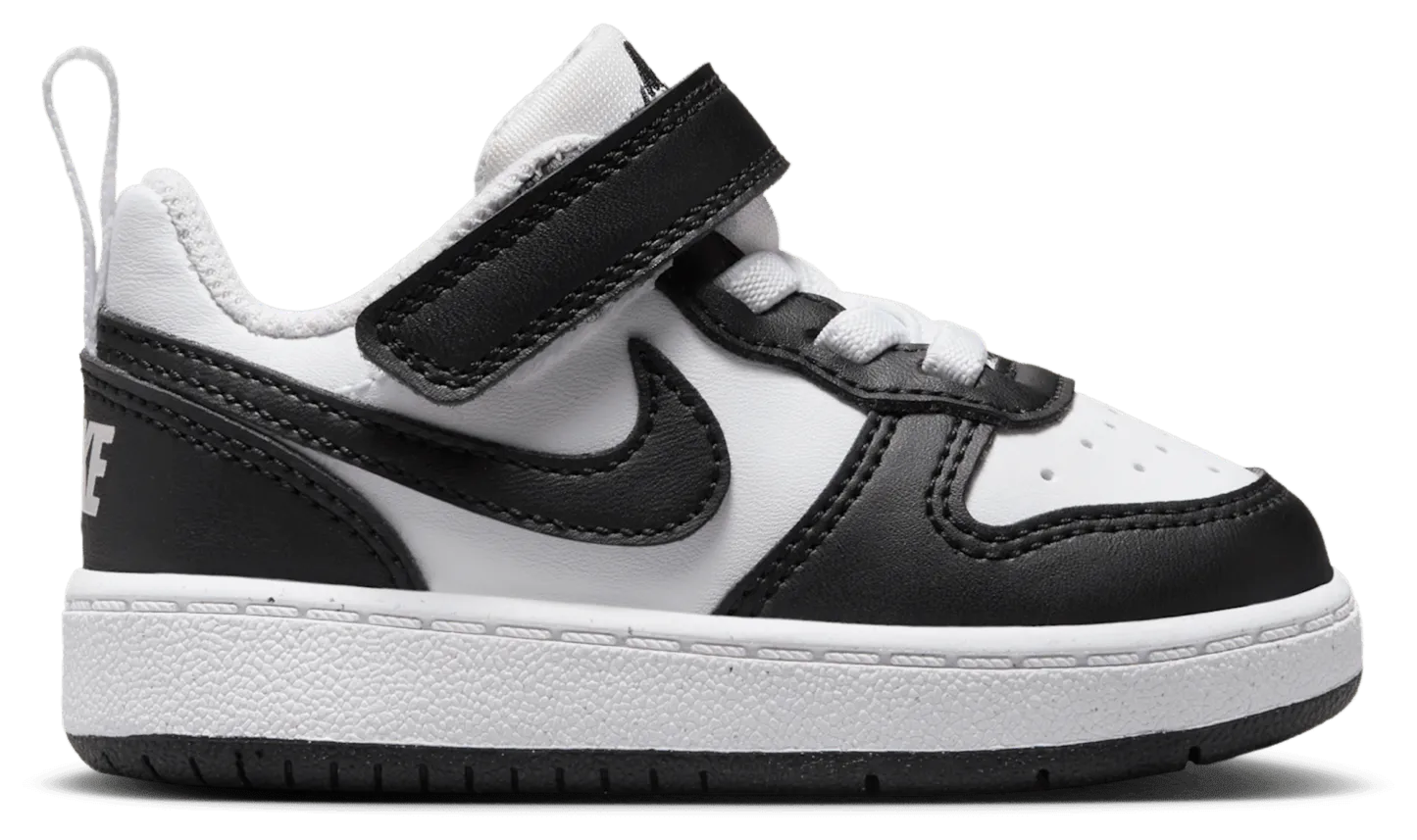 Nike Court Borough Low Recraft 童款 - White/Black - Image 1