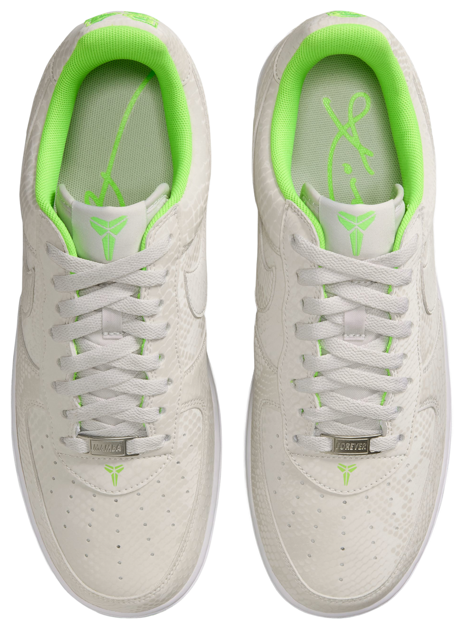 Nike Kobe Air Force 1 Low - Vast Grey/Green - Image 4