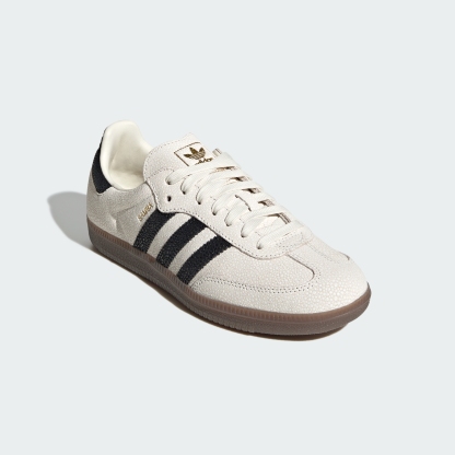 adidas SAMBA OG SHOES - Cloud White / Core Black / Gum (KJ7435) - View 5