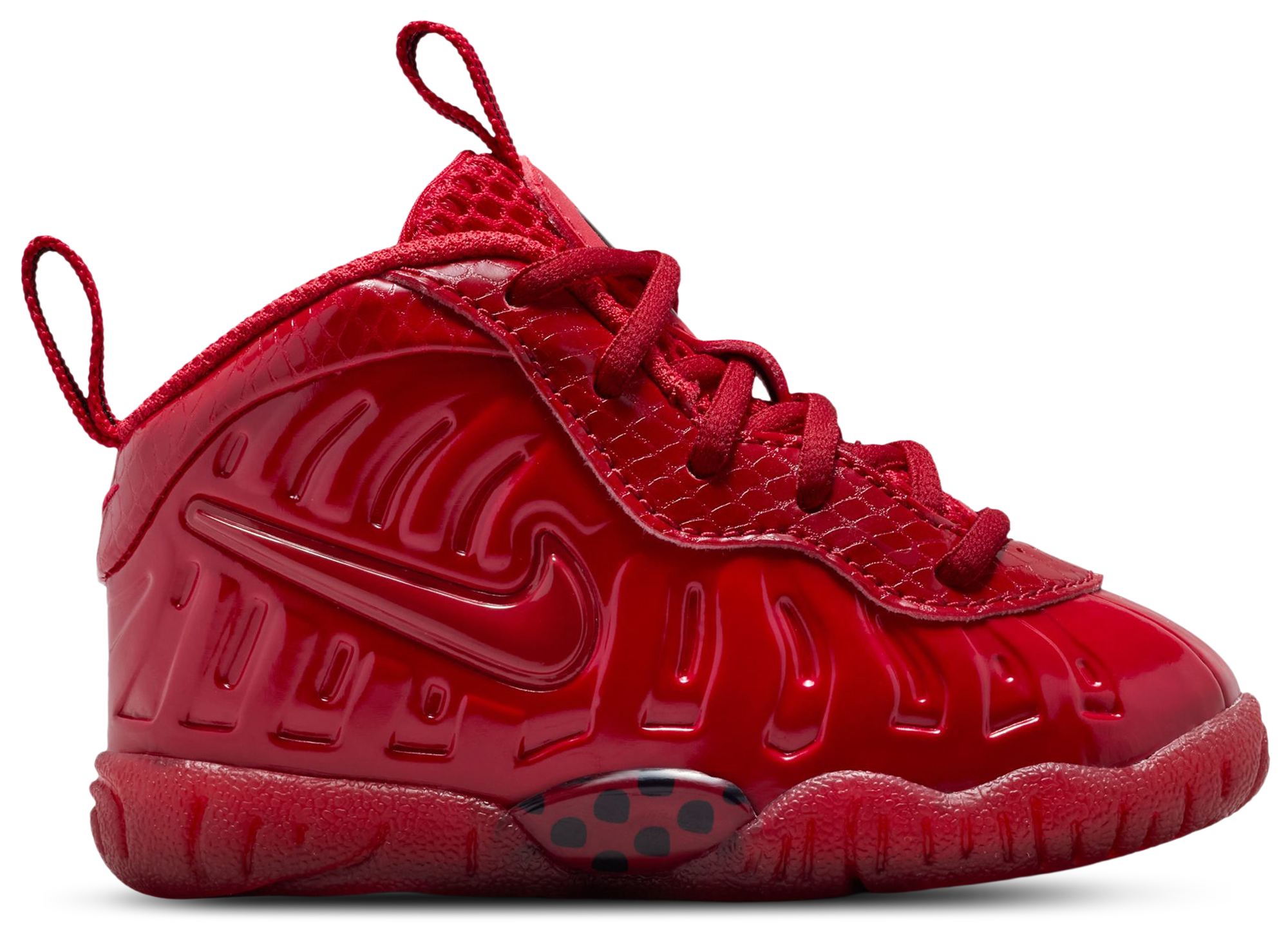 Nike Little Posite Pro 童款 - Black/Picante Red - Image 1