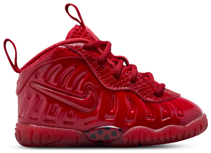 Nike Little Posite Pro 童款 - Black/Picante Red - Image 1