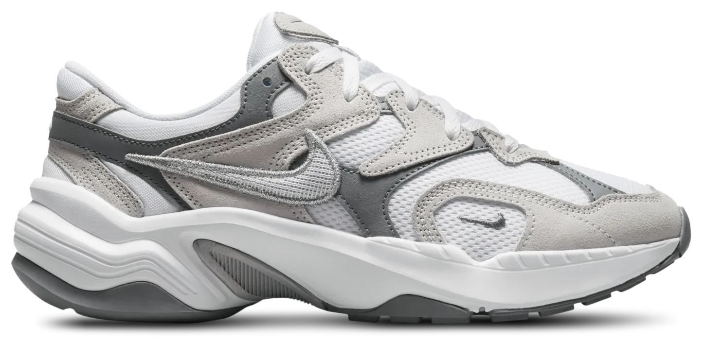 Nike AL8 - White/Metallic Silver/Smoke Grey - Image 1