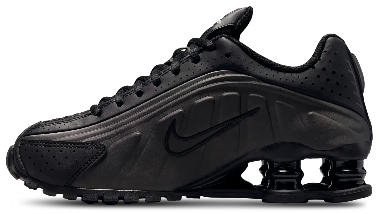 Nike Shox R4 童款 - Black/Black - Image 2