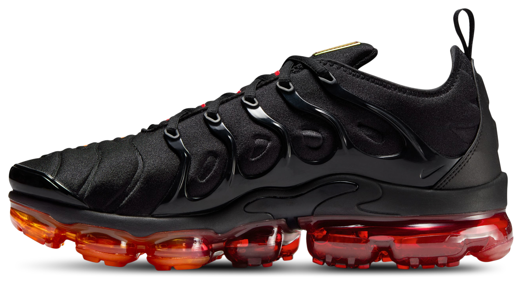 Nike Air Vapormax Plus - Black/Light Smoke Grey/Magma Orange - Image 2