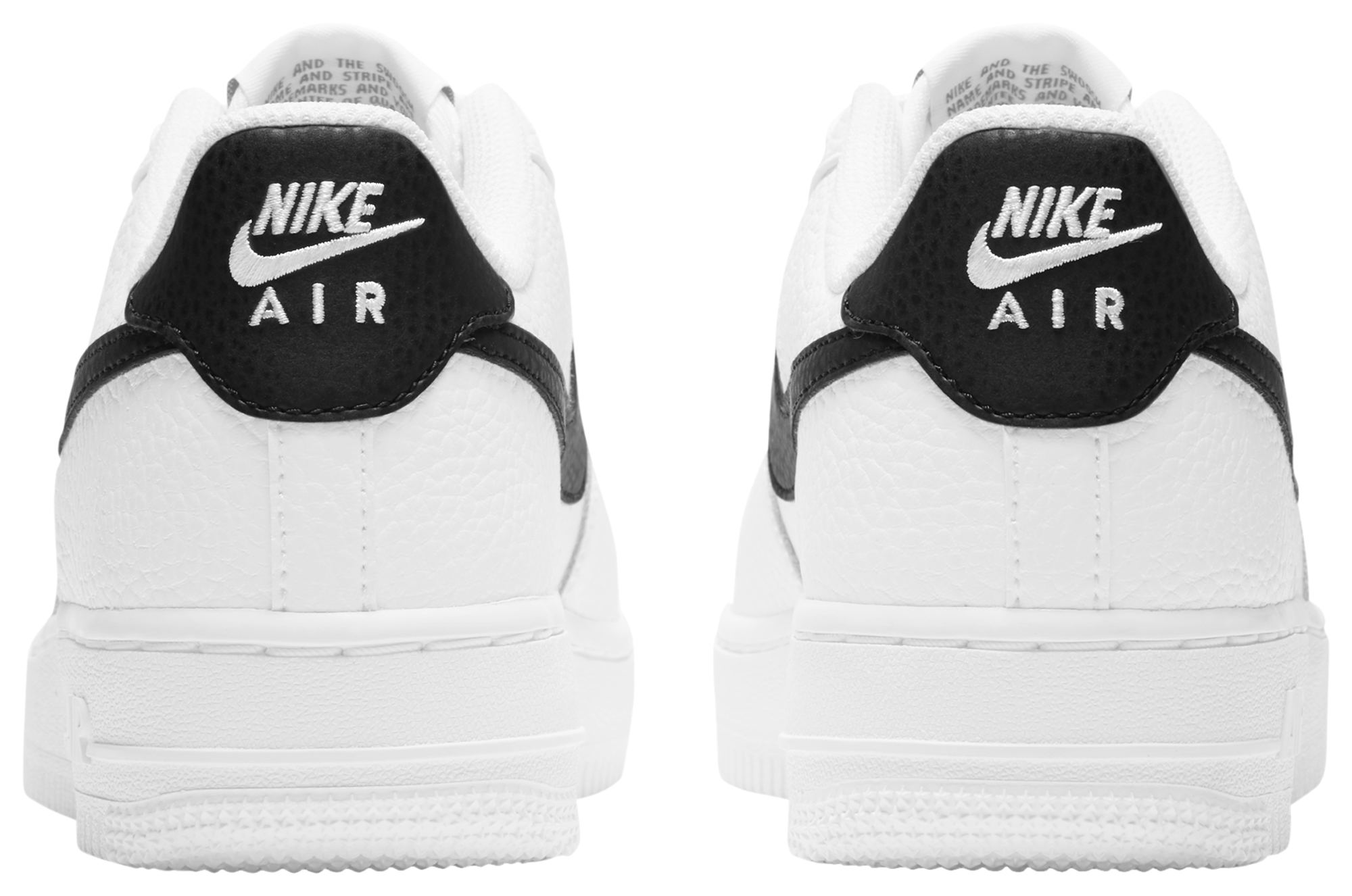 Nike Air Force 1 Low 童款 - White/Black - Image 3