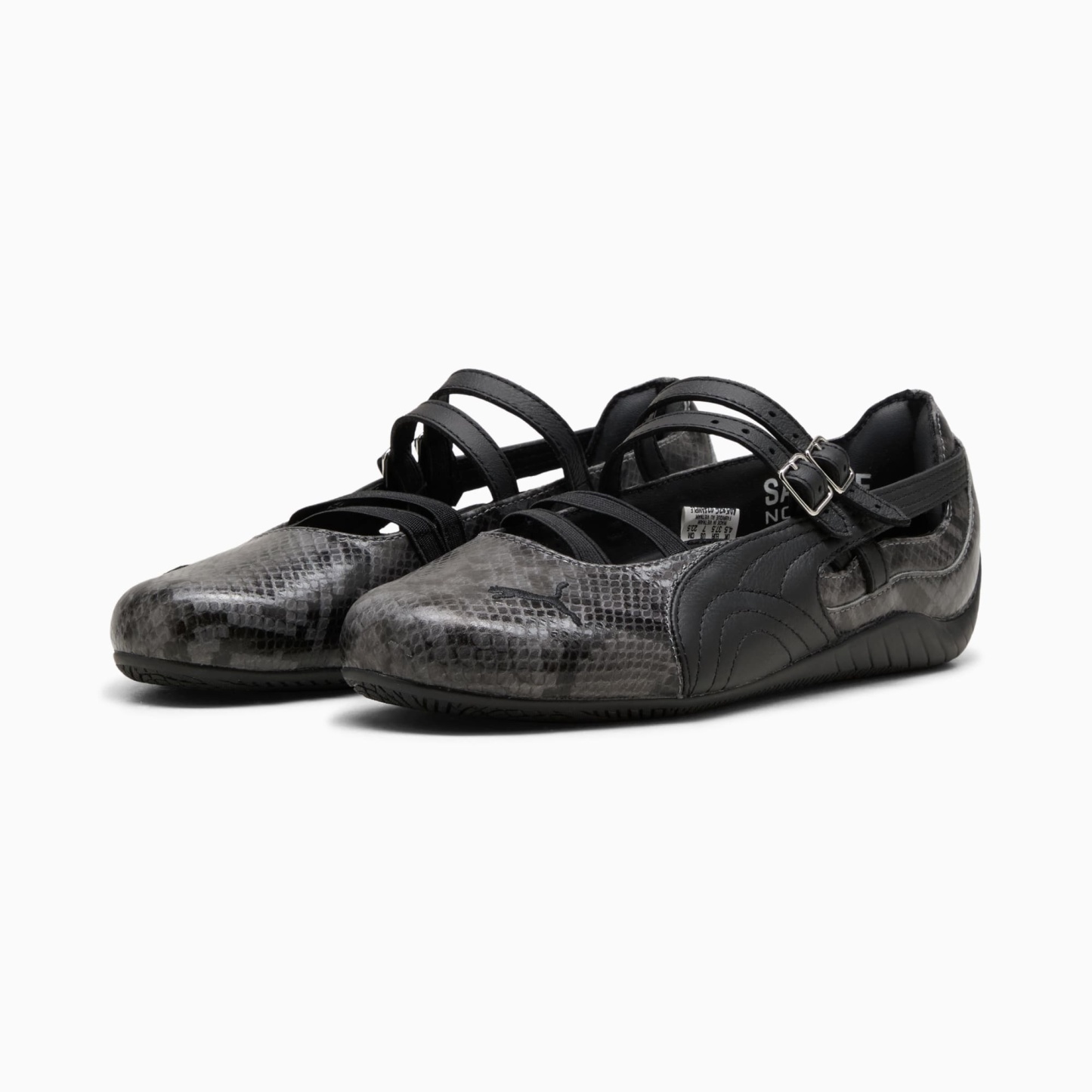 Speedcat Ballet Snake Print Women's Sneakers - Cool Dark Gray-PUMA Black - 4
