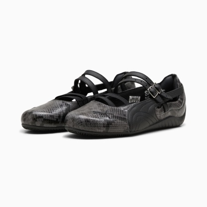 Speedcat Ballet Snake Print Women's Sneakers - Cool Dark Gray-PUMA Black - 4