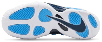 Nike Little Posite Pro 童款 - University Blue/White/Midnight Navy - Image 5