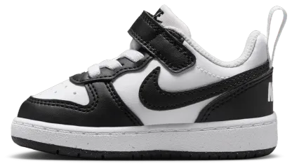 Nike Court Borough Low Recraft 童款 - White/Black - Image 2