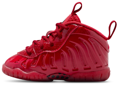 Nike Little Posite Pro 童款 - Black/Picante Red - Image 2