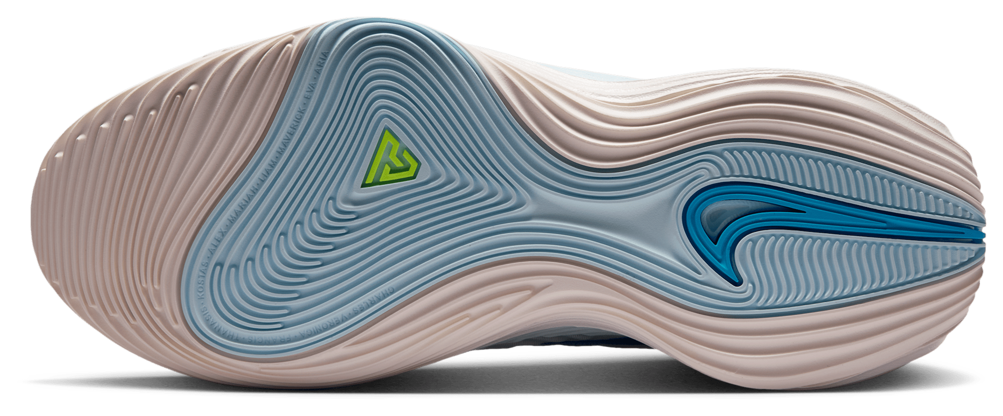 Nike Giannis Immortality 5 - Sail/Light Current Blue/Glacier Blue - Image 5