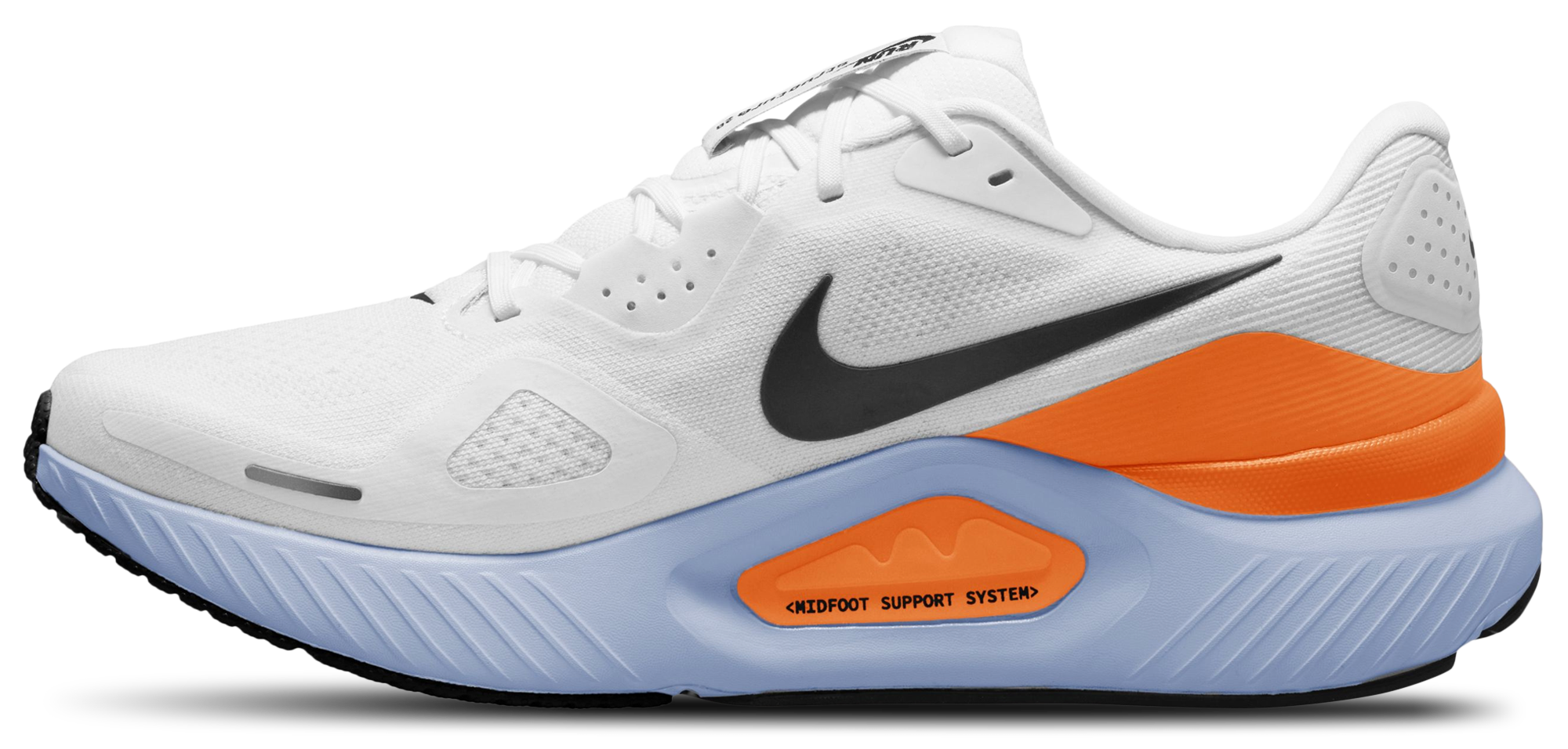 Nike Structure 26 - White/Black/Orange - Image 2