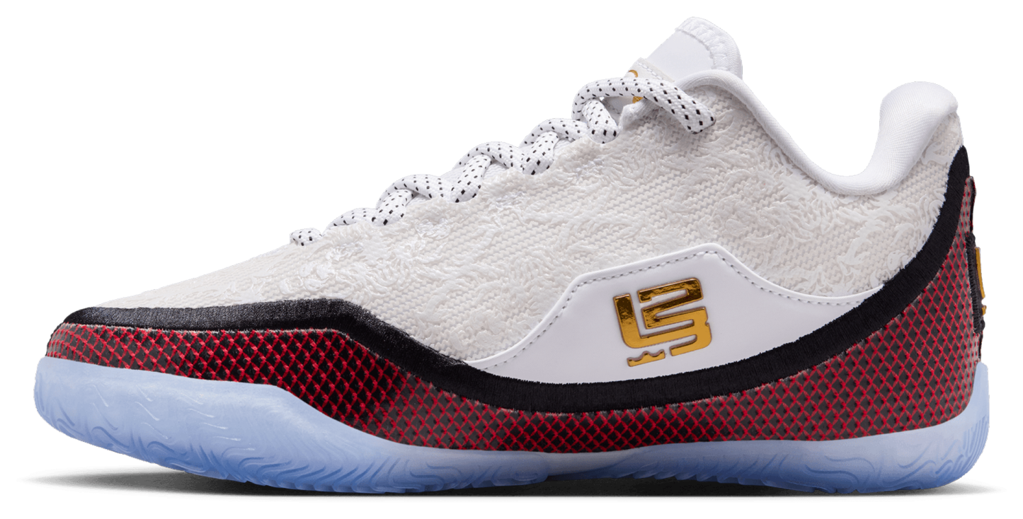Nike LeBron XXIII 童款 - University Red/White/Metallic Gold - Image 2