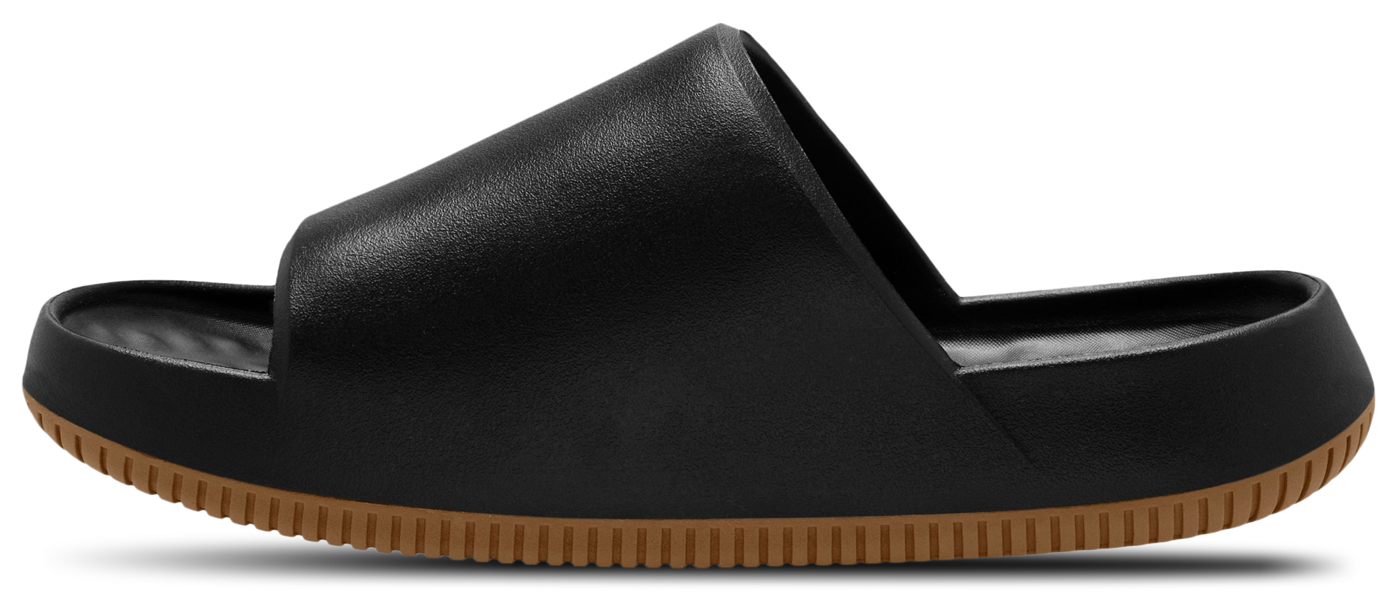 Nike Calm Slides 2.0 - Black/Medium Gum Brown/Black - Image 2