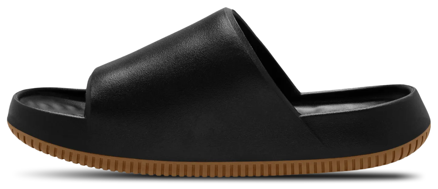 Nike Calm Slides 2.0 - Black/Medium Gum Brown/Black - Image 2