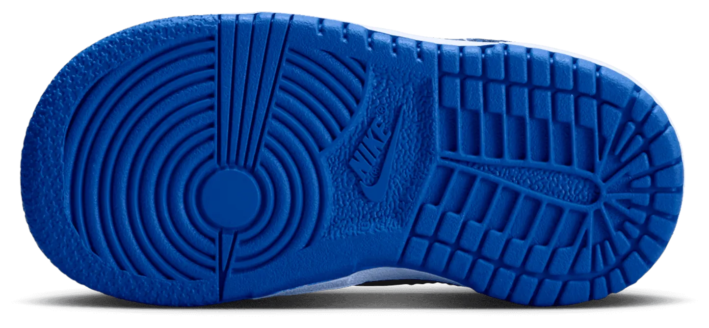 Nike Dunk Low 童款 - White/Blue - Image 5