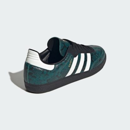 adidas SAMBA OG SHOES - Rich Green / Off White / Core Black - View 7