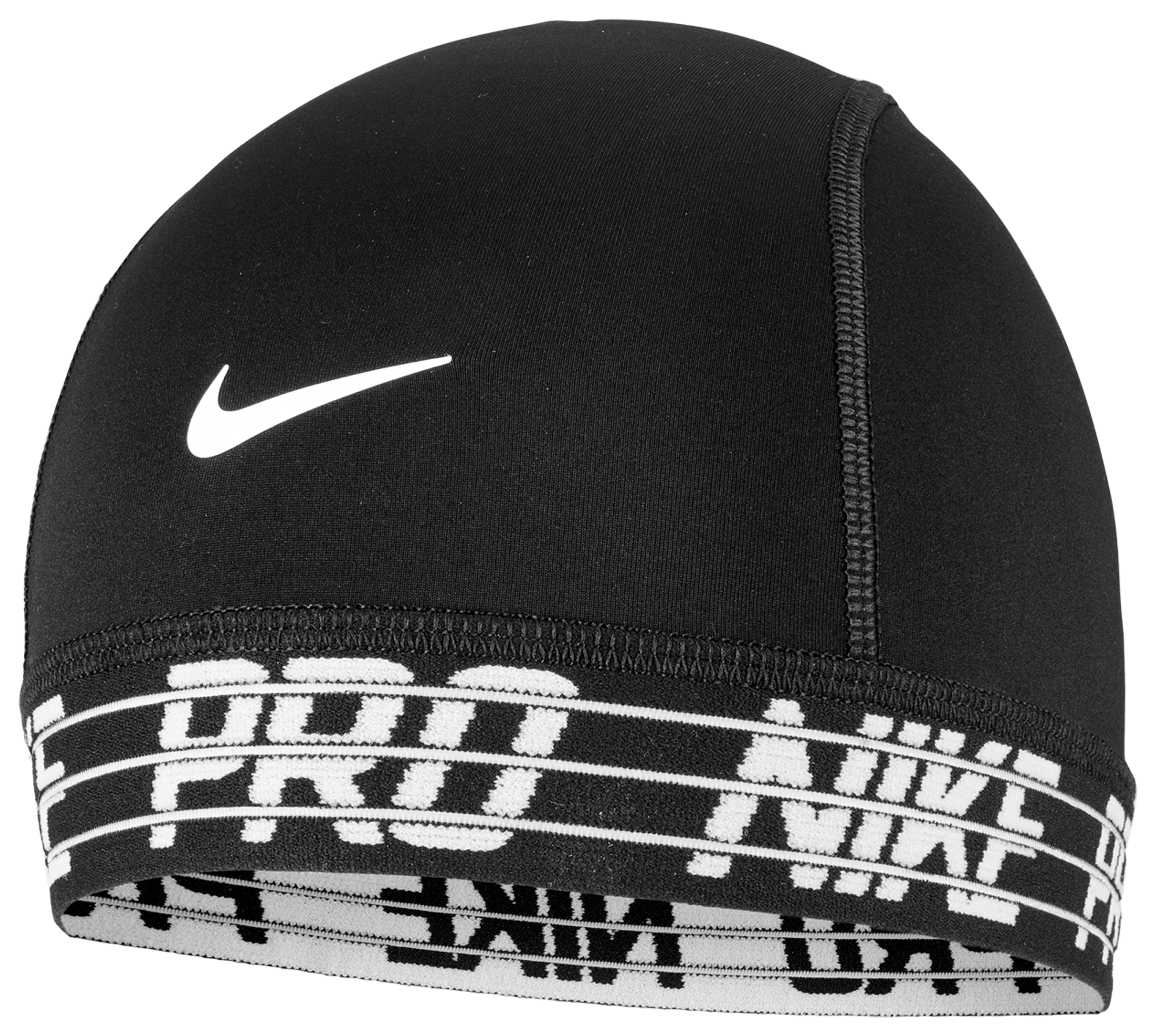 Nike Pro Dri-Fit Skull Cap 4.0 - White/Black - Image 1