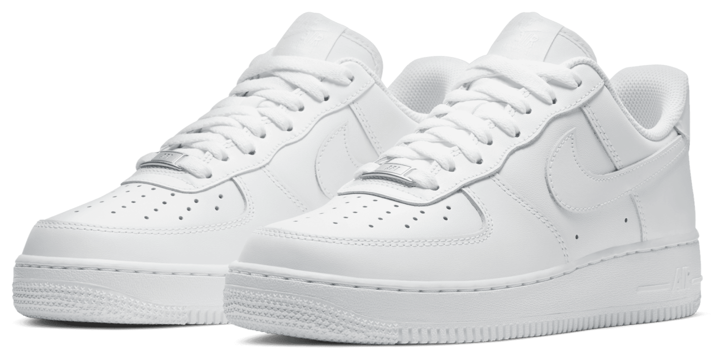 Nike Air Force 1 '07 LE Low - White/White - Image 6
