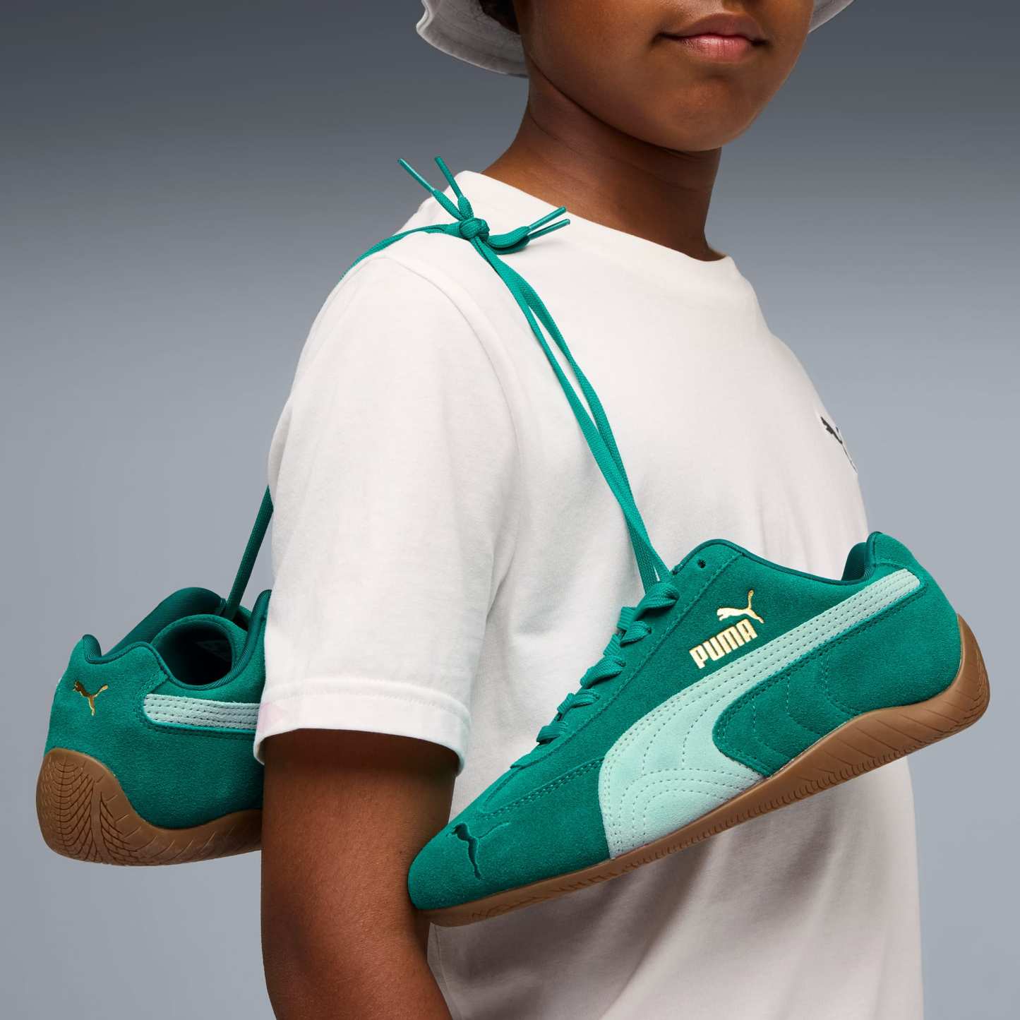 Speedcat OG Big Kids' Sneakers - Wild Green-Mint Melt - 2