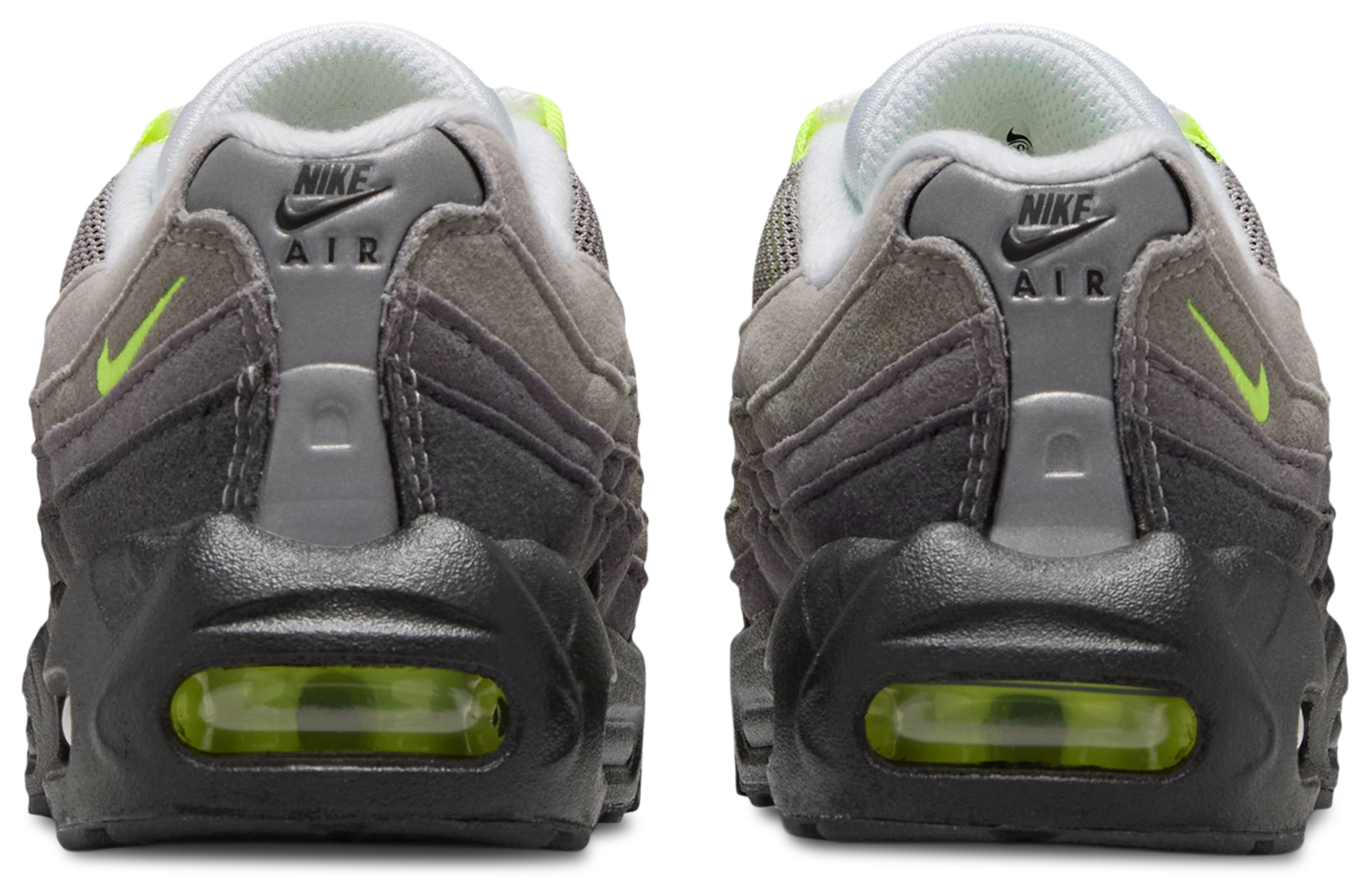 Nike Air Max 95 童款 - Black/Neon Yellow/Anthracite - Image 3