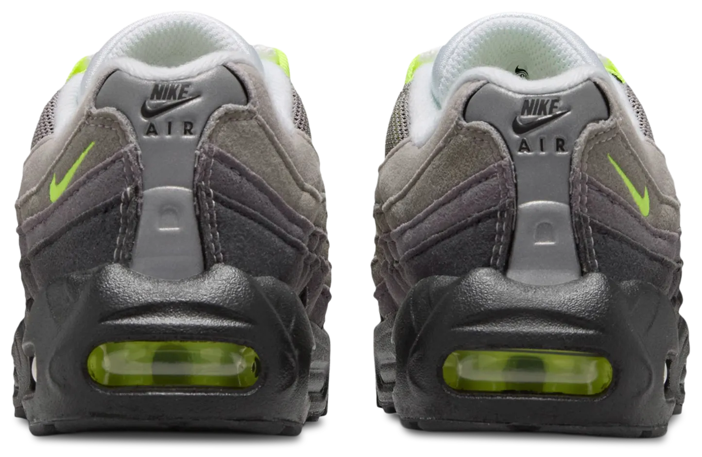 Nike Air Max 95 童款 - Black/Neon Yellow/Anthracite - Image 3