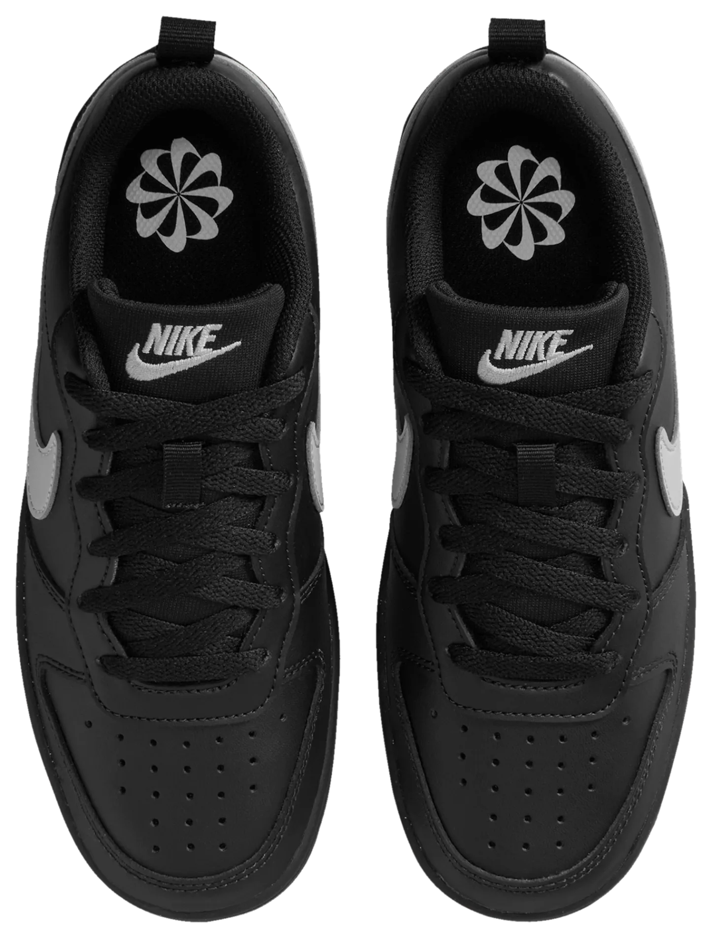 Nike Court Borough Low Recraft 童款 - Grey Fog/Black/Black - Image 4