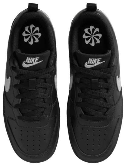 Nike Court Borough Low Recraft 童款 - Grey Fog/Black/Black - Image 4