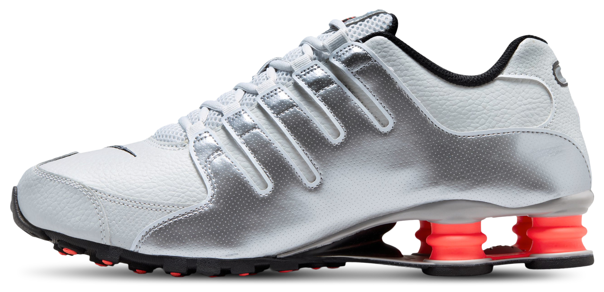 Nike Shox NZ - Silver/Gray/Red - Image 2