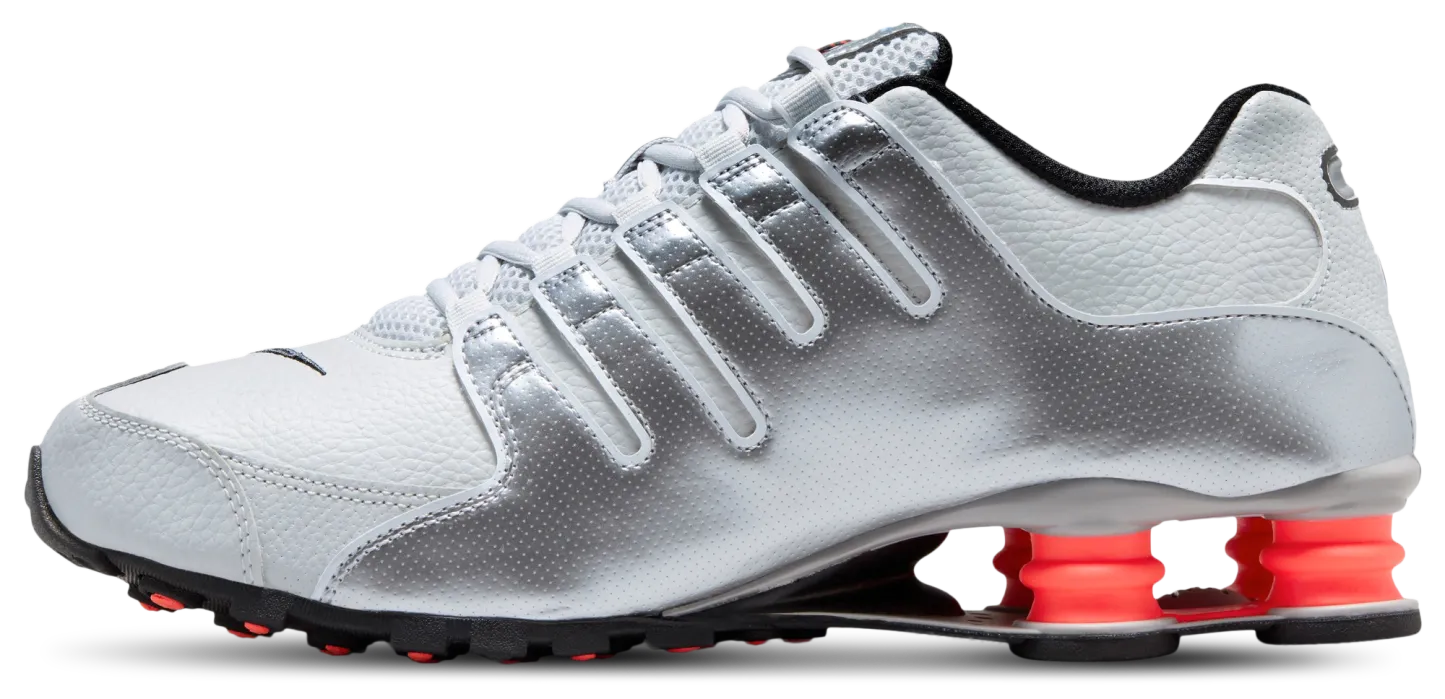 Nike Shox NZ - Silver/Gray/Red - Image 2