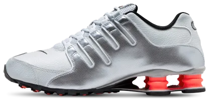 Nike Shox NZ - Silver/Gray/Red - Image 2