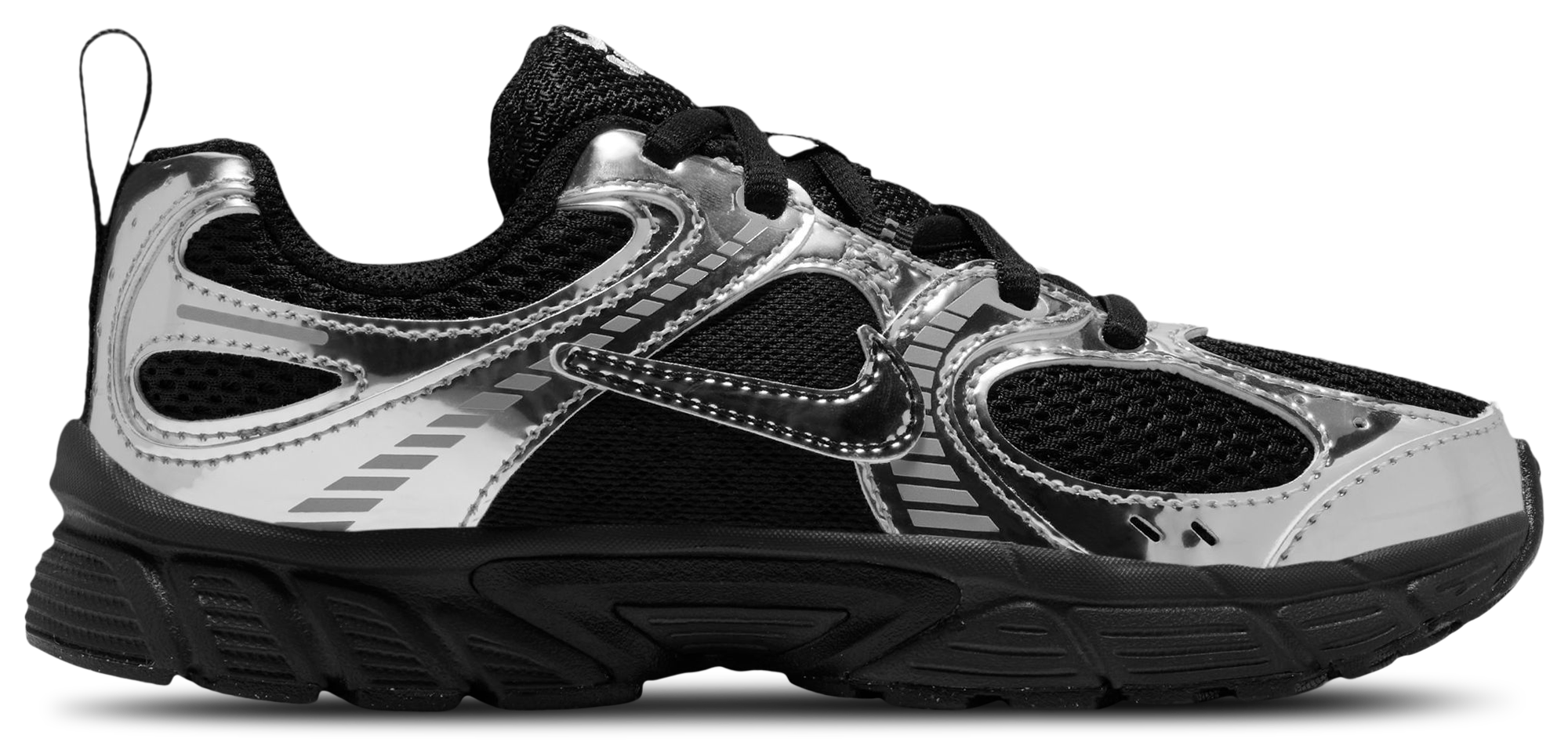 Nike V5 RNR Shine 童款 - Black/Mtlc Silver - Image 1