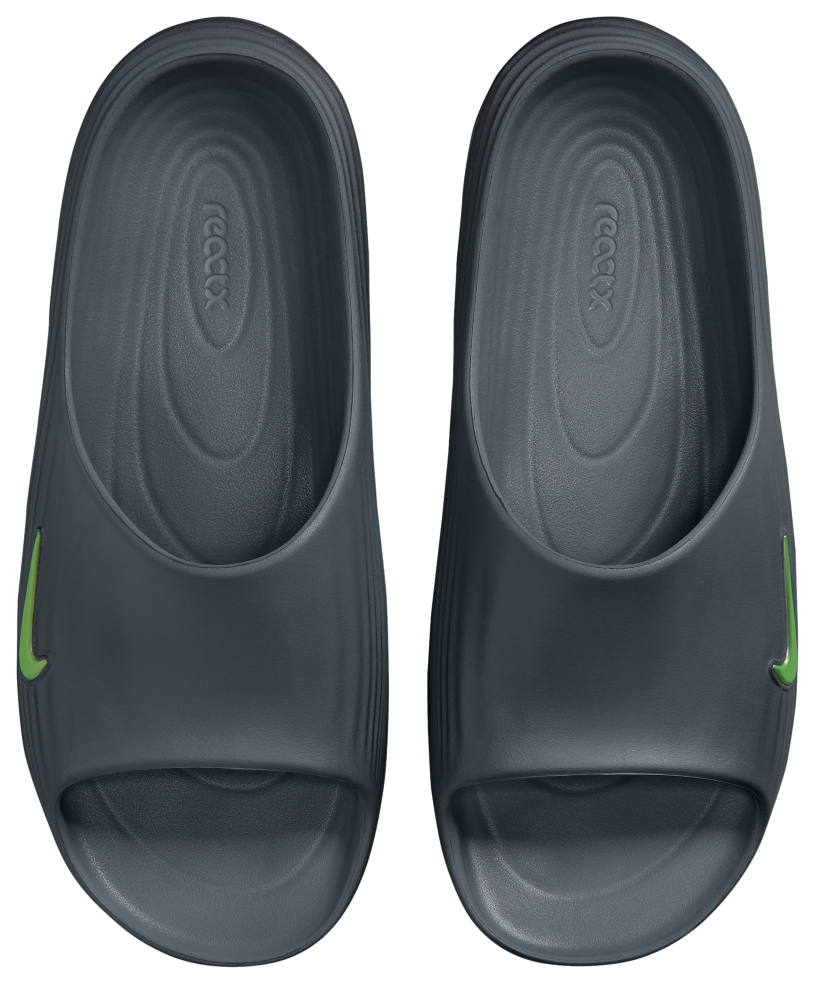Nike Reactx Rejuven8 Slides - Volt/Cool Grey/Black - Image 3