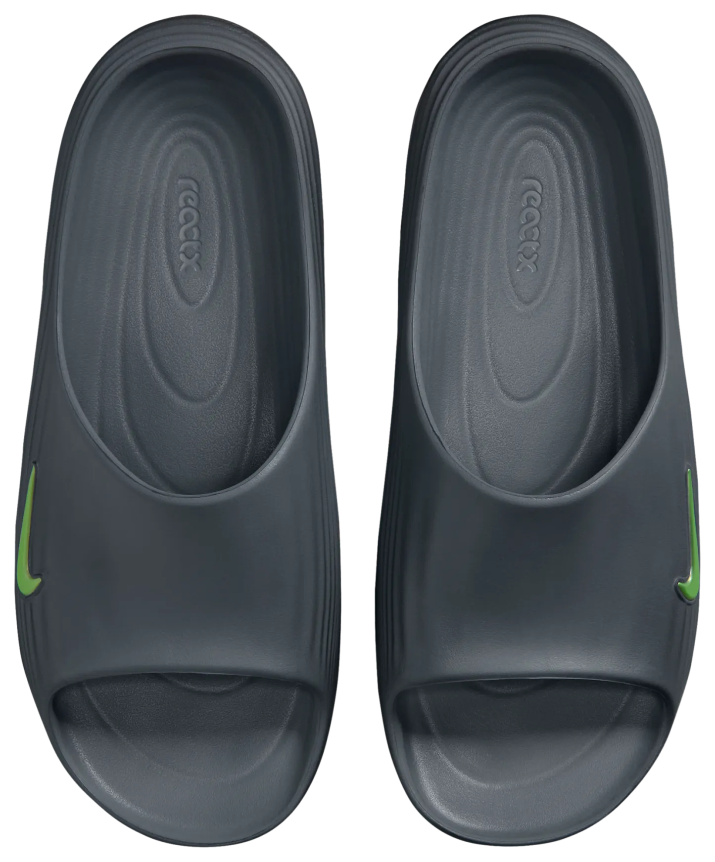 Nike Reactx Rejuven8 Slides - Volt/Cool Grey/Black - Image 3