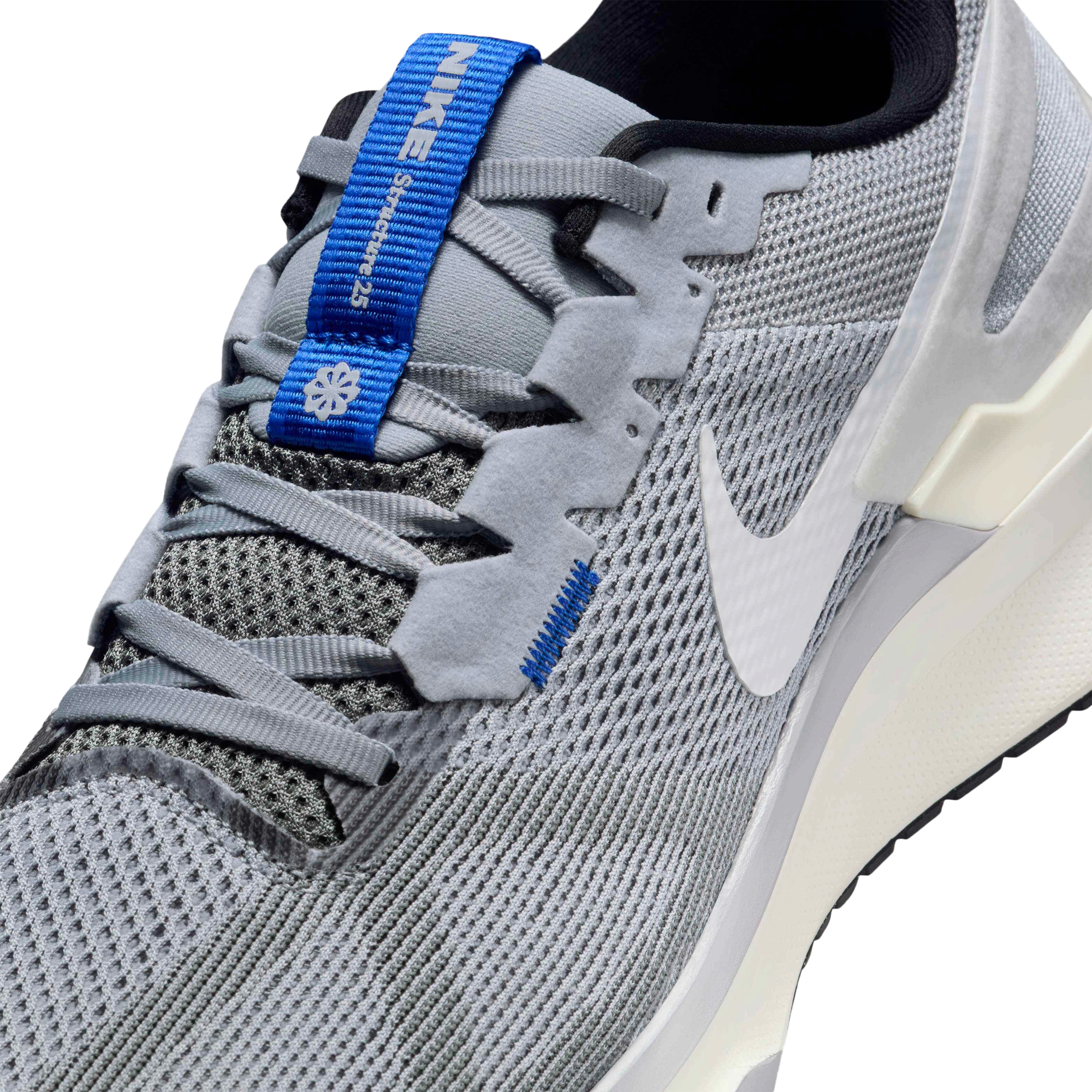 Nike Air Zoom Structure 25 - Wolf Grey/White/Smoke Grey - Image 7