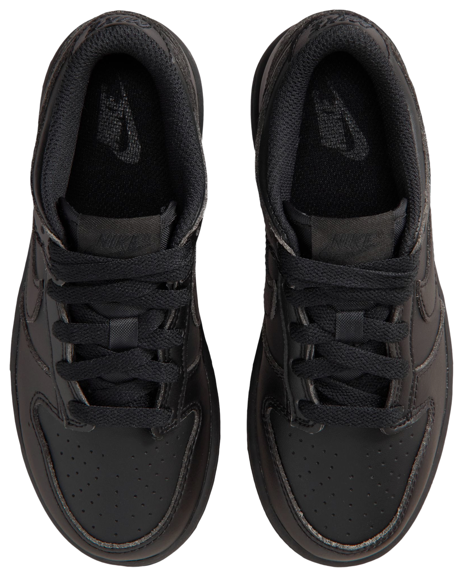 Nike Dunk Low N 童款 - Black/Black - Image 4