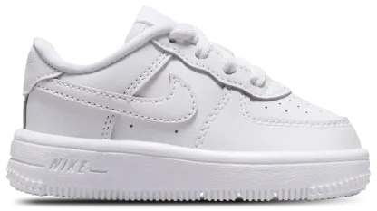 Nike Air Force 1 Low Lace 童款 - White/White - Image 1