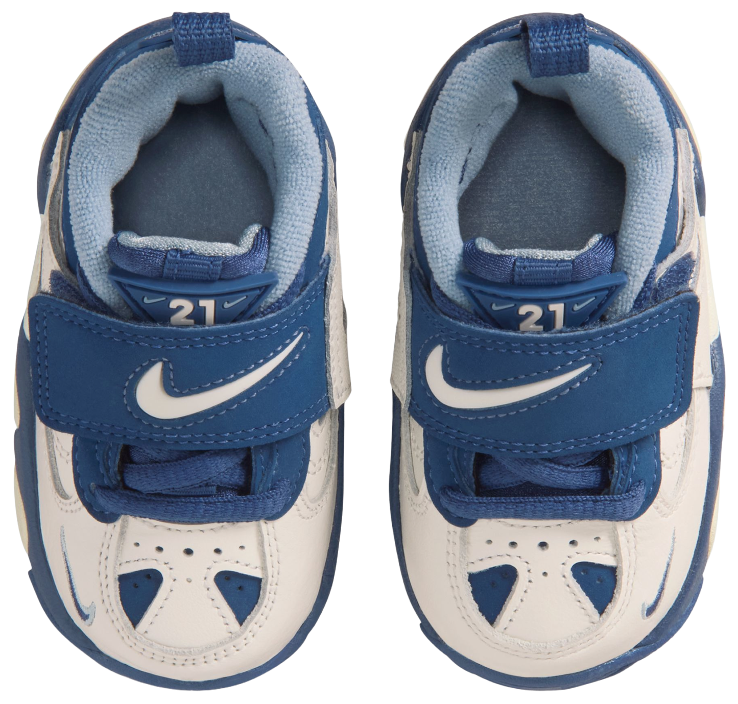 Nike Air Diamond Turf II 童款 - Sail/Mystic Navy/Blue Grey - Image 4