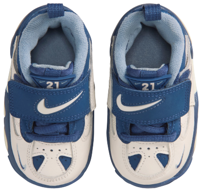 Nike Air Diamond Turf II 童款 - Sail/Mystic Navy/Blue Grey - Image 4