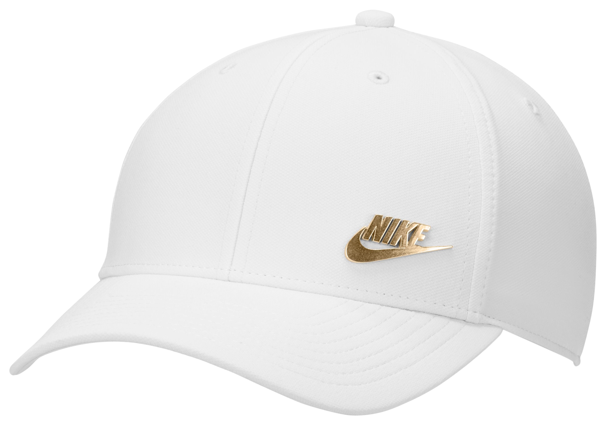 Nike Dri-FIT Club Colorblock Multi Future Cap - White/Metallic Gold - Image 1